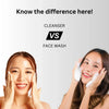 Facewash vs. Cleanser: Which Is Better for Your Skin?