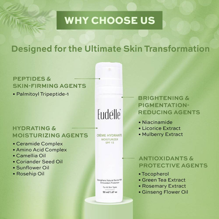 Crème Hydrant Moisturizer Lotion with SPF 15