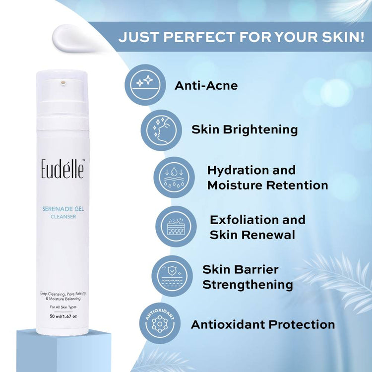 Serenade Gel Cleanser – Your Daily Defense Against Acne and Oil